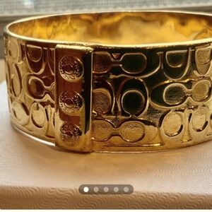 Coach wide vintage bracelet